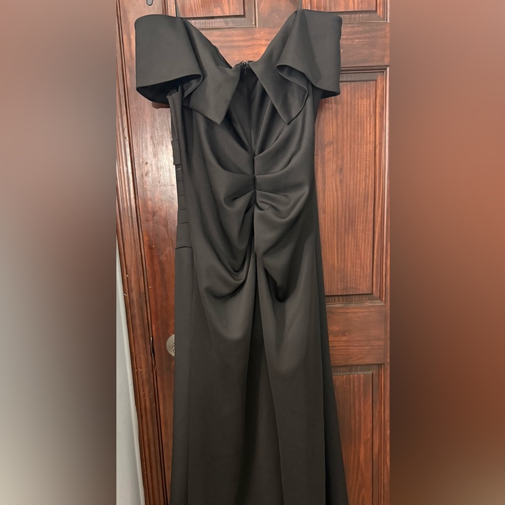 XScape Evenings Off the Shoulder Scuba Knit Gown size:20W - Picture 10 of 12